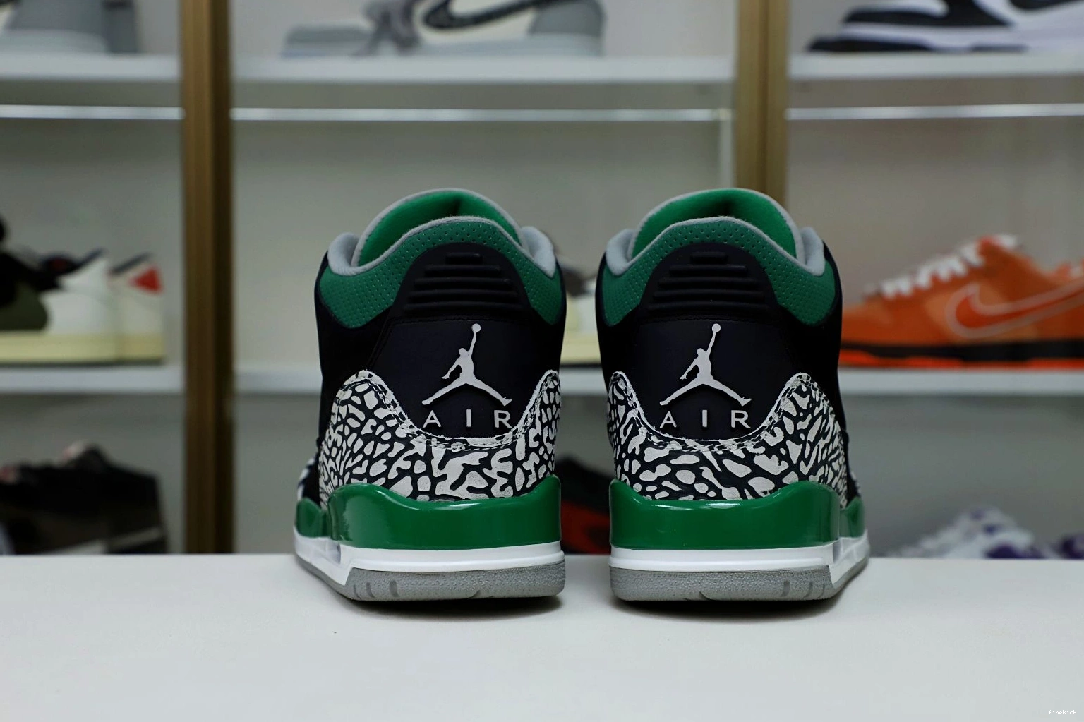 GREEN AIR 3 JORDAN PINE 0729